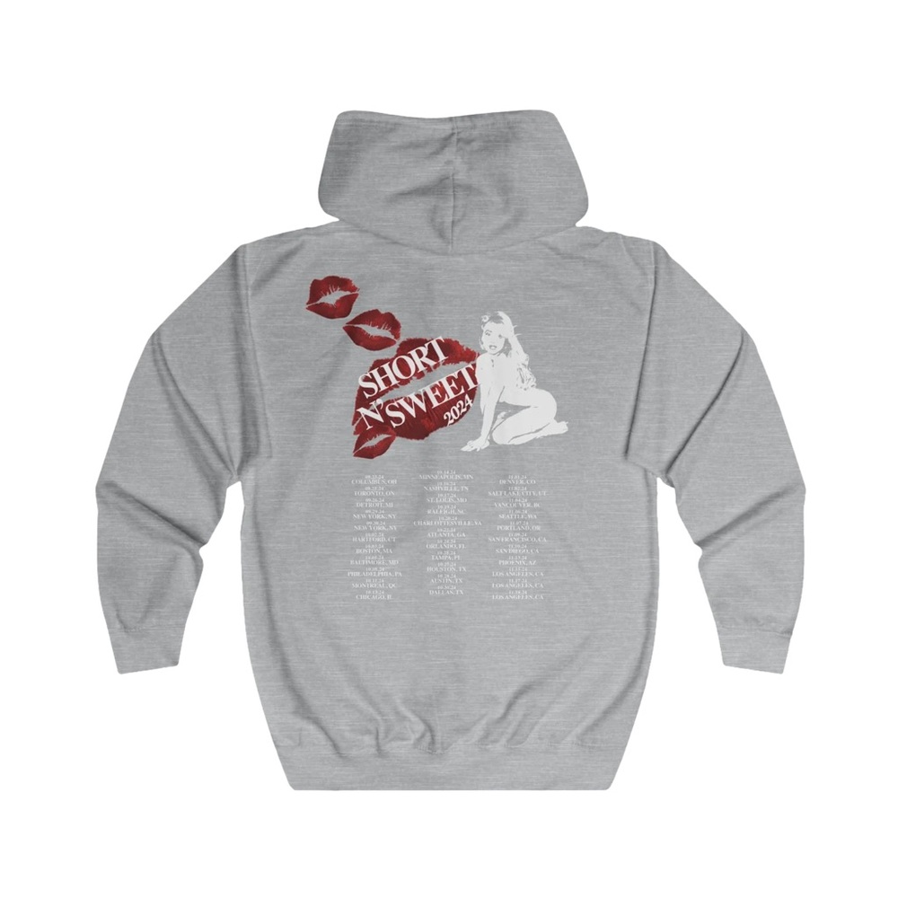 SABRINA CARPENTER SHORT N SWEET ZIP UP TOUR💋